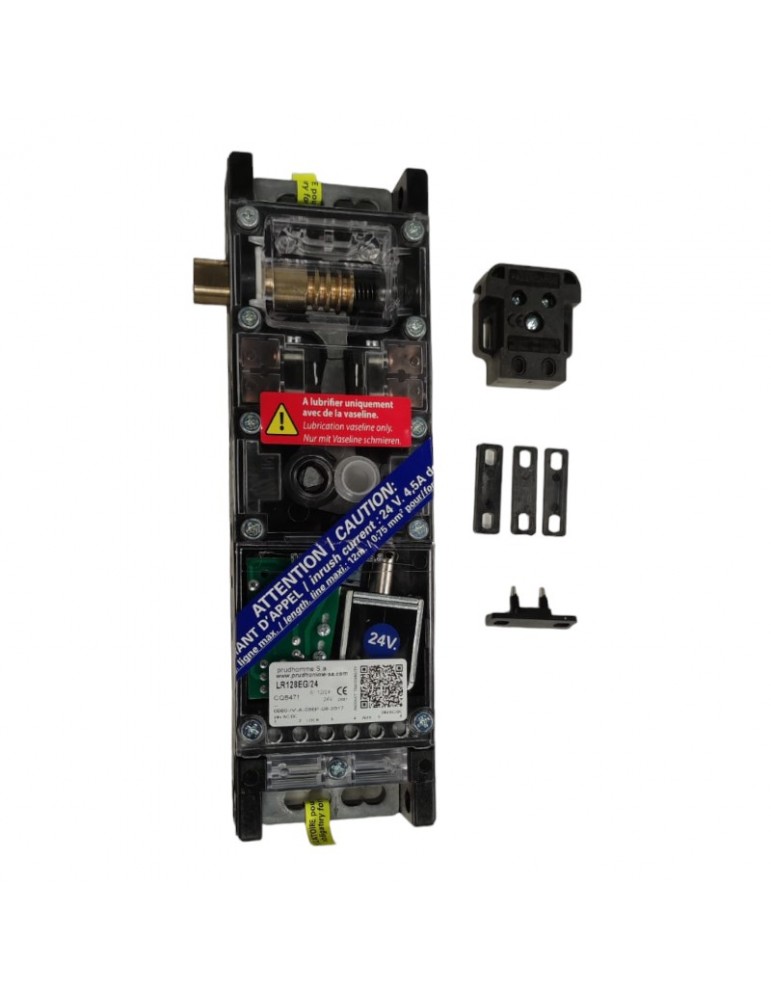 LR128EG/24  ELECTRICAL DOOR LOCK PRUDHOMME LR128 24V LEFT