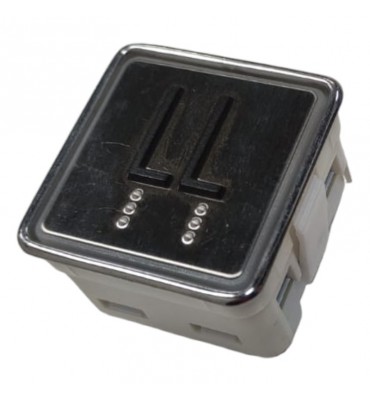 PUSH BUTTON TH-7 1NO LIGHT 24V RED "LL"