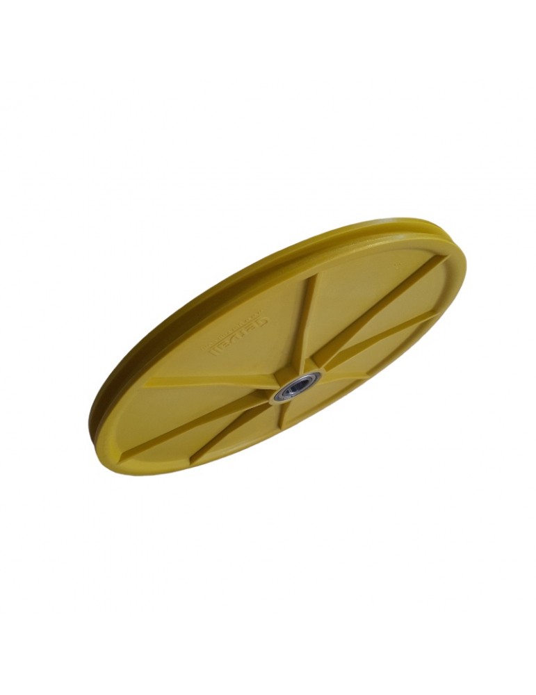 POLEA GERVALL 300MM C/ROD.PA 6 FIBRA AMARILLO