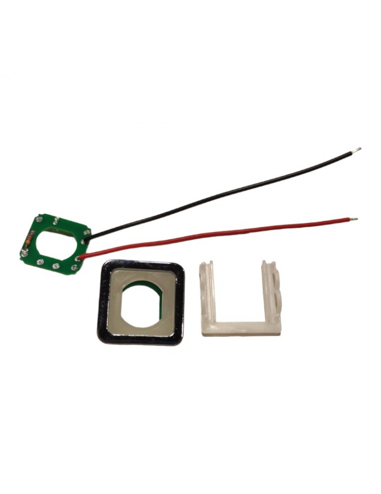 CUERPO IRIMAR CHROME  KEY SWITCH STS LIGHT RED 24V
