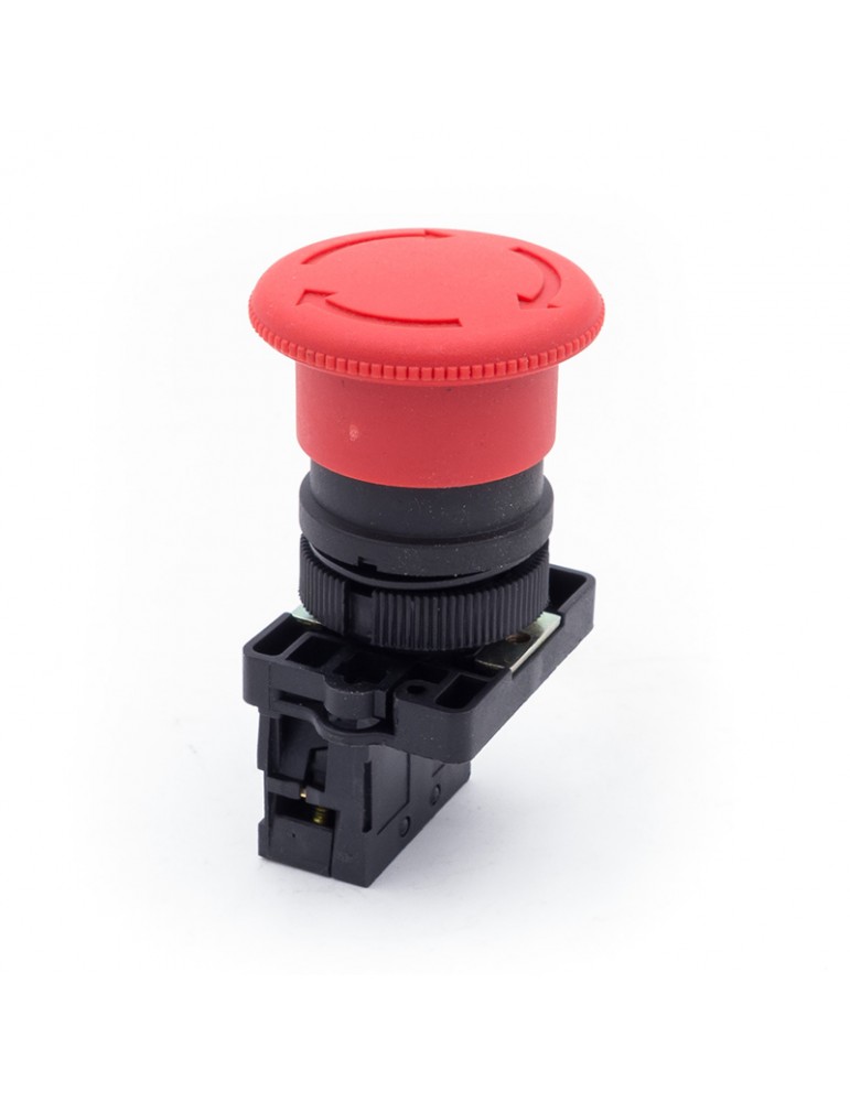 TWIST UNLOCKING STOP BUTTON W/OUT BOX 1NC
