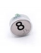 PUSH BUTTON VEGA VENUS  RED LIGHT 12/24V 8