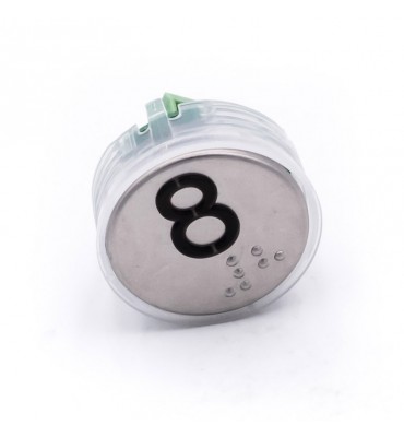 BOUTON VEGA VENUS  LUM.  ROUGE 12/24V 8