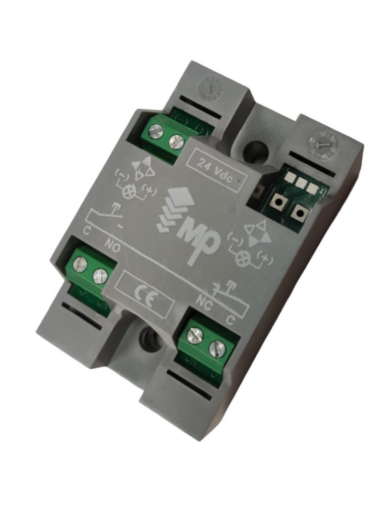 2172PVBPR124_LL PUSH BUTTON MP COMPAC V BRAILLE ROUND W/PILOT 1C 24V RED LL
