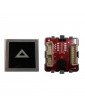 2APNNRG1SA252 PULSADOR MP IMPULSE ENCHUFABLE MB/VS SIN BRAILLE LED AZUL CON REGISTRO ACÚSTICO FLECHA BAJADA