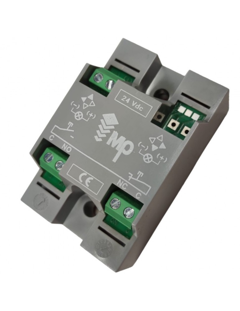 PULSADOR COMPAC V BRAILLE 1C.COR. 24V ROJO LL