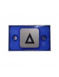 R2172PTBCAY45 PUSH BUTTON MAC PUARSA COMPAC BRAILLE COR 1C 24V BLUE  ARROW UP