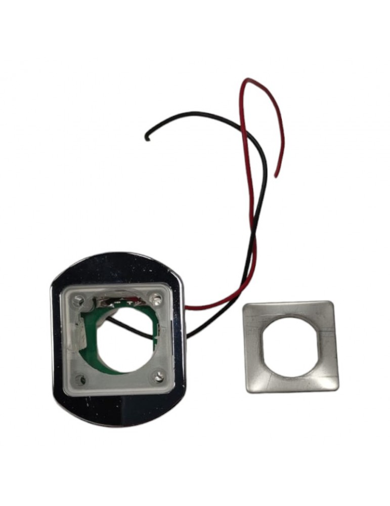 ADAPTADOR LLAVIN LIFT MARCO CROMADO OVALADO SIN GRABADO 24V