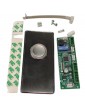 9302225-1 BOTONERA PISO ORONA MB ARCA II COMPLETA 1 PULSADOR DMG BLS INOX LISO 24V + EXTENSIÓN 1