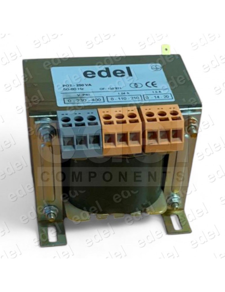 TRAFO 250VA MDP 230V-400V / SEC.: 0-110 0-20
