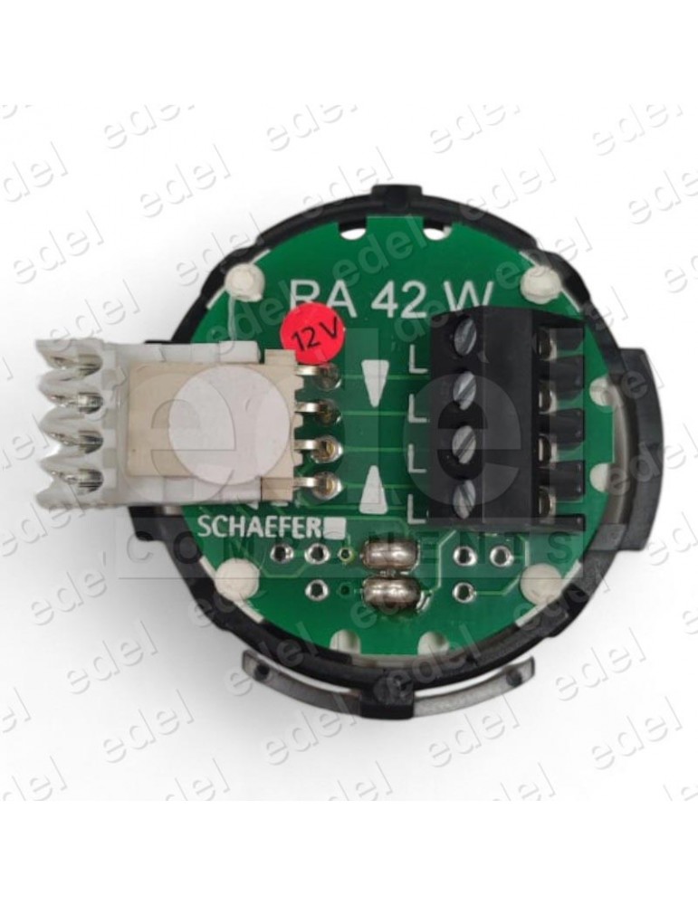 PILOTO SCHAEFER RA 42 12V INOX CIEGO LED BLANCO