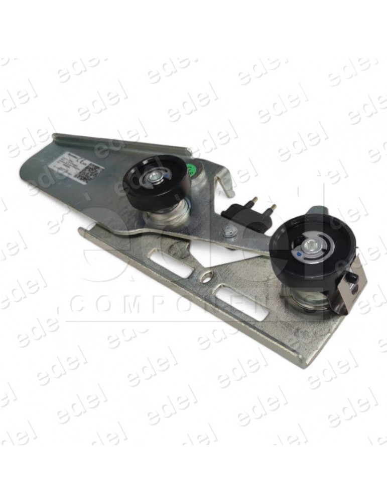 CSP-00B1RI200 CONJUNTO SOPORTE FERMATOR CERRADURA PUERTA AUTOMATICA RELLANO + PLETINA ENCLAVAMIENTO EN81-41 T2 APERTURA IZQUIERD