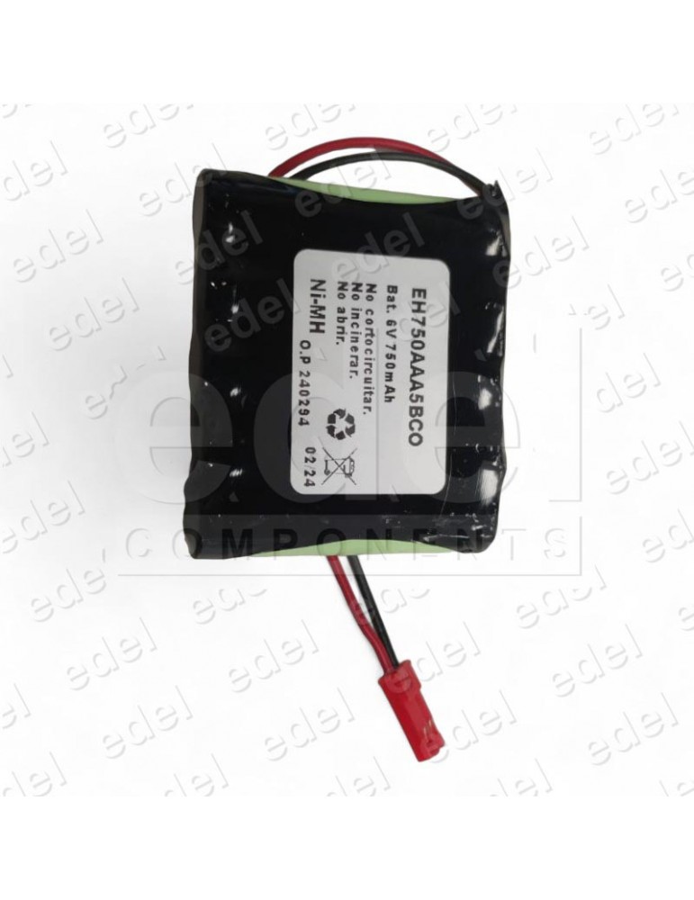 PACK BATERIA NIMH AAA PRECARGADA 6V 750mAH + ECOTA
