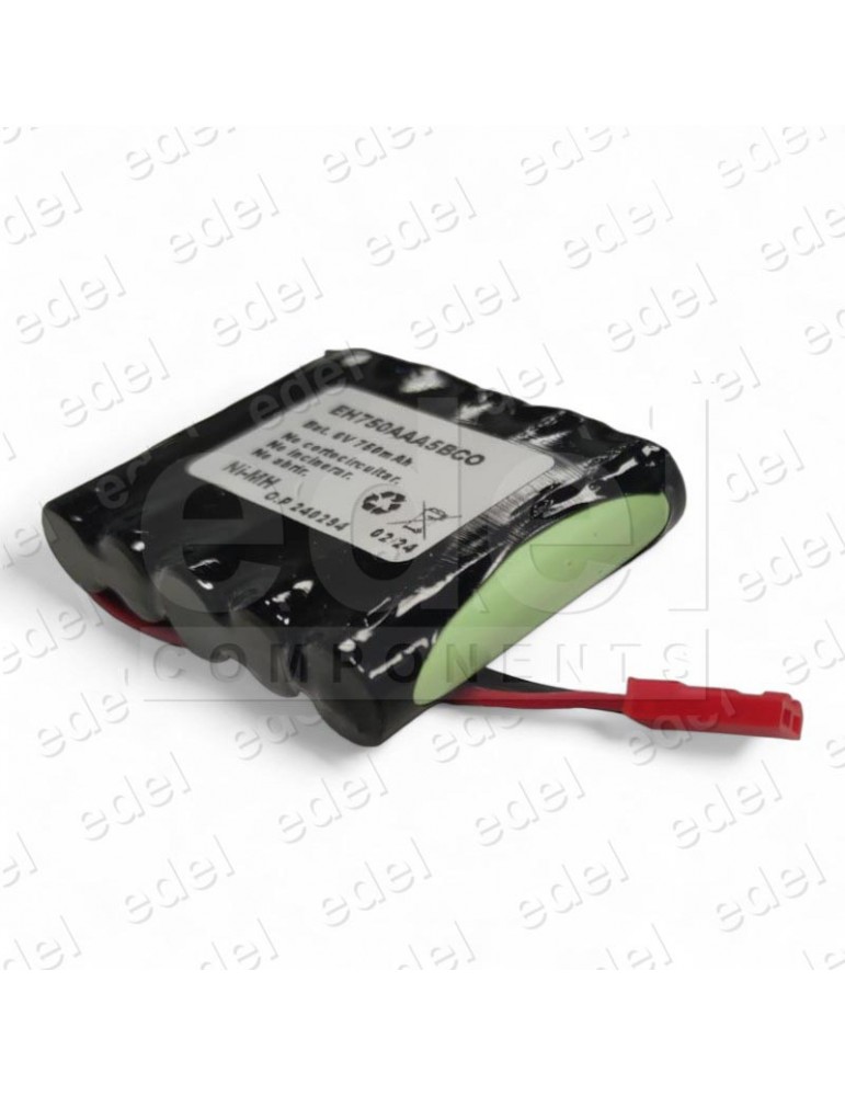 PACK BATERIA NIMH AAA PRECARGADA 6V 750mAH + ECOTASA