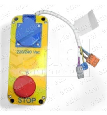9122CTSVS2E BOTONERA REVISION MP VS CTS 2 ELEMENTOS ( STOP+ENCHUFE) CON CABLEADO