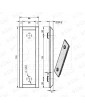 GUIADOR/PASTILLA INAUXA 140X40X9MM G30MM 2 TETONES