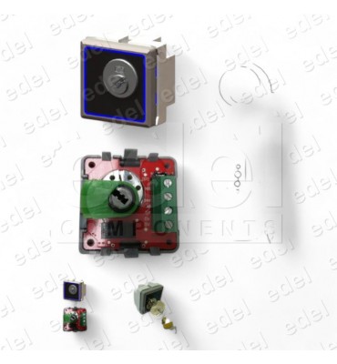 R2ALRM1SA2__1 LLAVIN MP IMPULSE LED AZUL MB/VS 2 POSICIONES 1 SALIDA CON RETORNO LLAVE PUNTOS J9041 SIN GRABACION