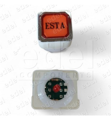 PILOTO JMT T6 LUMINOSO ESTA 24V LED ROJO