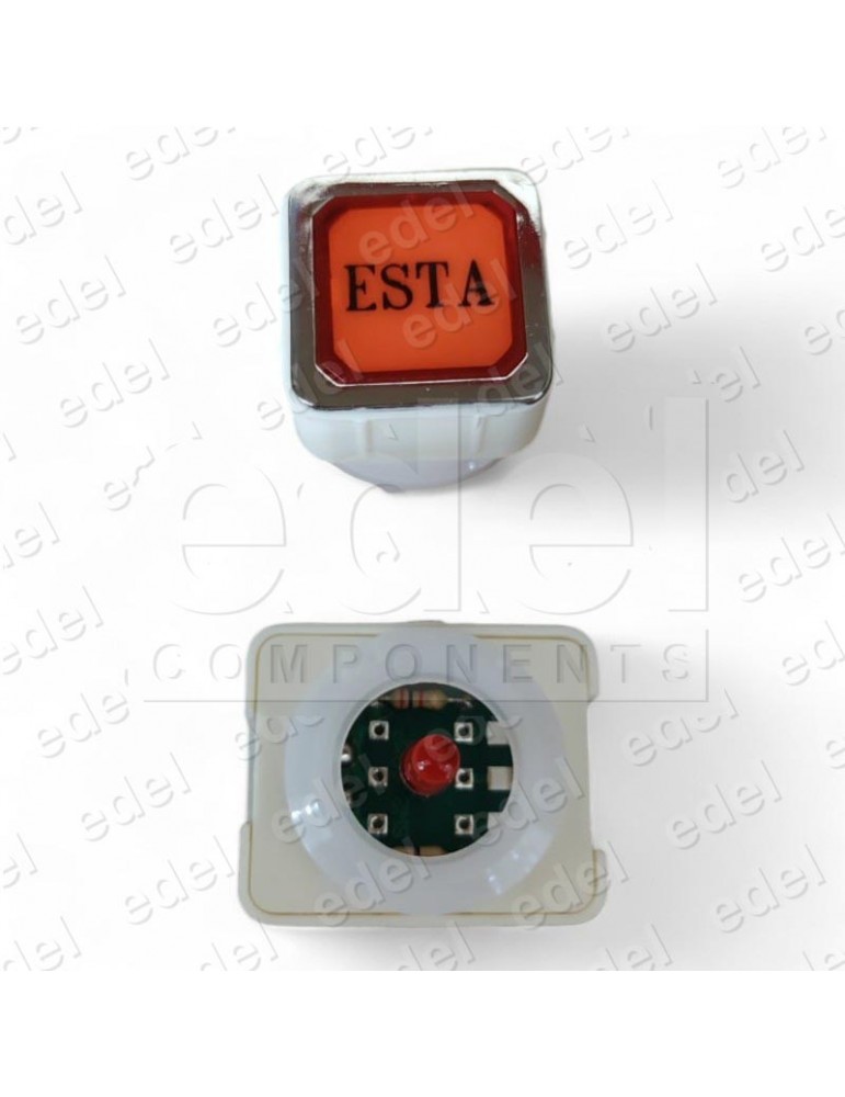 PILOTO JMT T6 LUMINOSO ESTA 24V LED ROJO