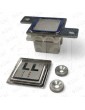 PULSADOR IRIMAR EBRO CROMO 1NO LUM. 24V ROJO "LL"
