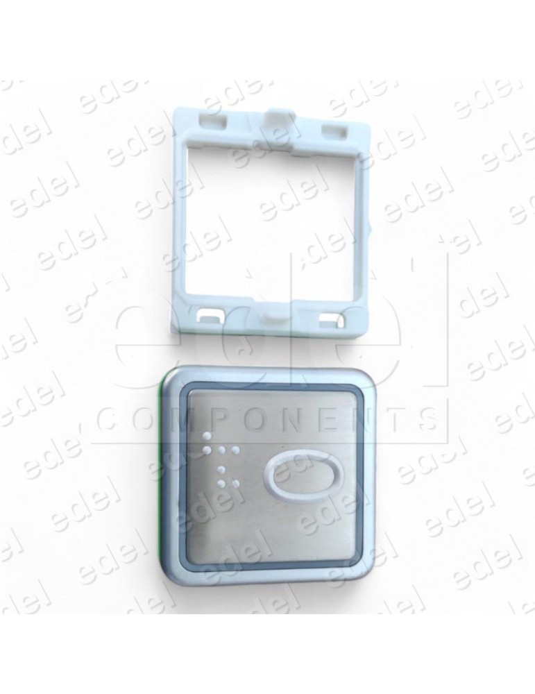 PULSADOR THYSSEN SM1+ (0) P.P BLANCO BRAILLE