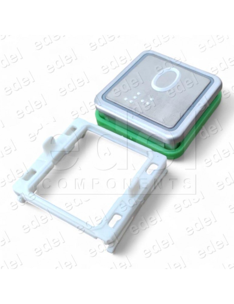PULSADOR THYSSEN SM1+ (0) P.P BLANCO BRAILLE