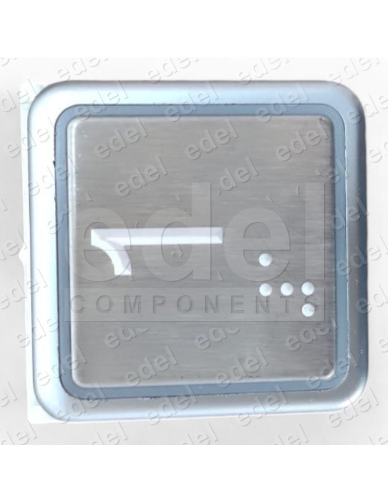 10080047 PULSADOR THYSSEN SM1+ (1) BLANCO BRAILLE