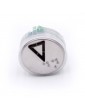 PUSH BUTTON VEGA VENUS  RED LIGHT 12/24V  ARROW DOWN