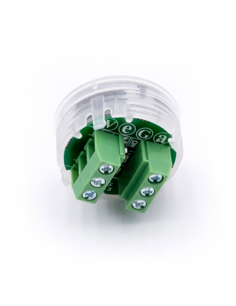PUSH BUTTON VEGA VENUS  RED LIGHT 12/24V  ARROW DOWN