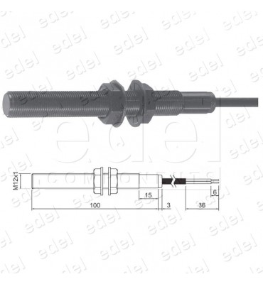 DETECTOR MAGNÉTICO STEM BIESTABLE NEGRO