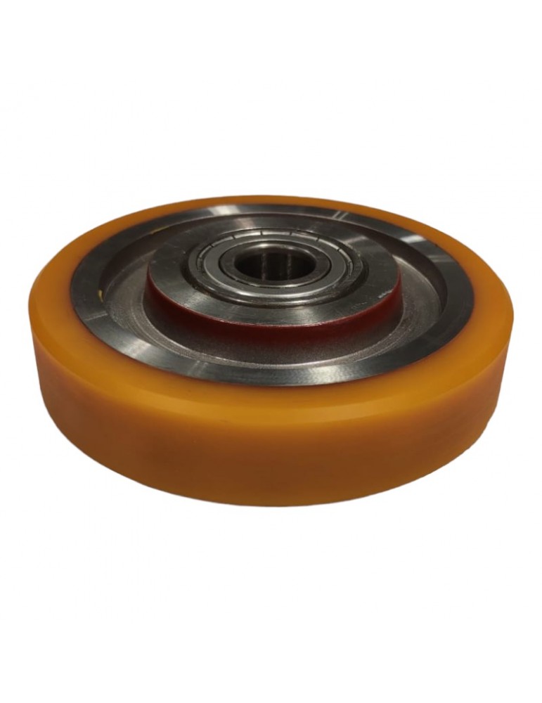 RUEDA MACLA 125X26MM CON 2 RODAMIENTOS 6004.ZZ