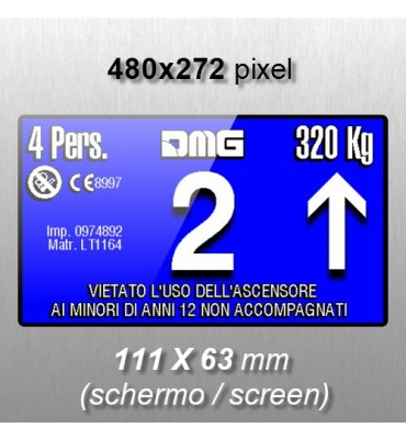 DISPLAY TFT RAFFAELLO 5" CAN BUS EDEL