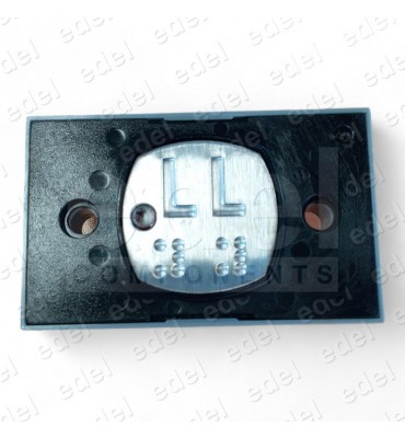 2172PDBPR124 PULSADOR COMPAC D BRAILLE CON PILOTO 1C 24V ROJO LL