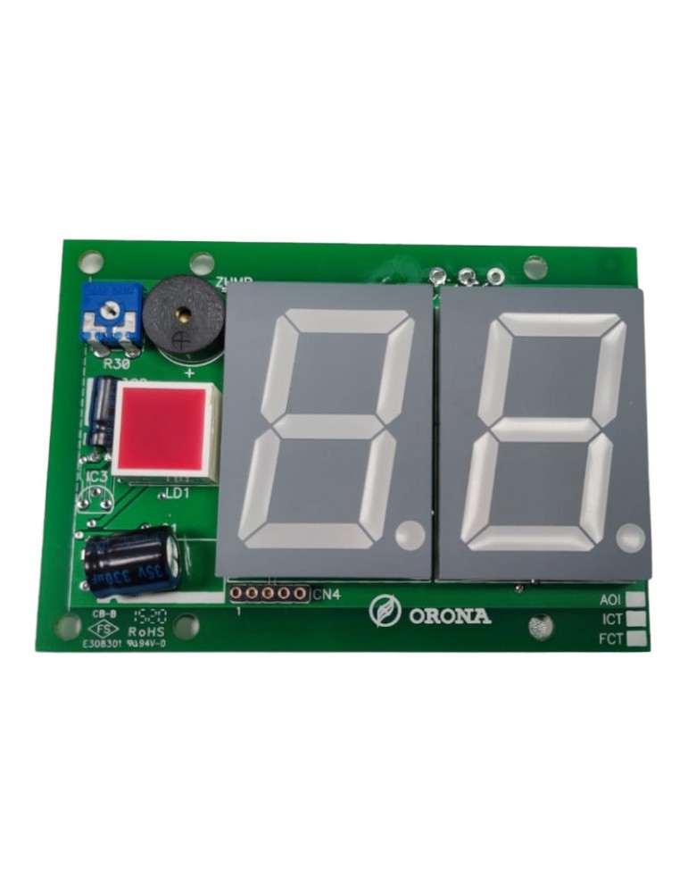 PLACA INDICADOR CAB.7 SEG.ORONA ARCA II + ZUMB.