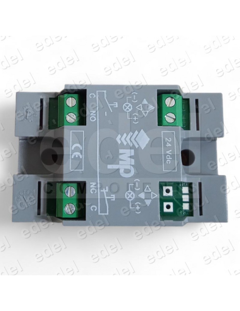 2172PTBPR124 PULSADOR MP COMPAC T BRAILLE CON PILOTO 24V ROJO 7