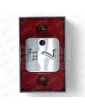 2172PTBPR124 PULSADOR MP COMPAC T BRAILLE CON PILOTO 24V ROJO 7