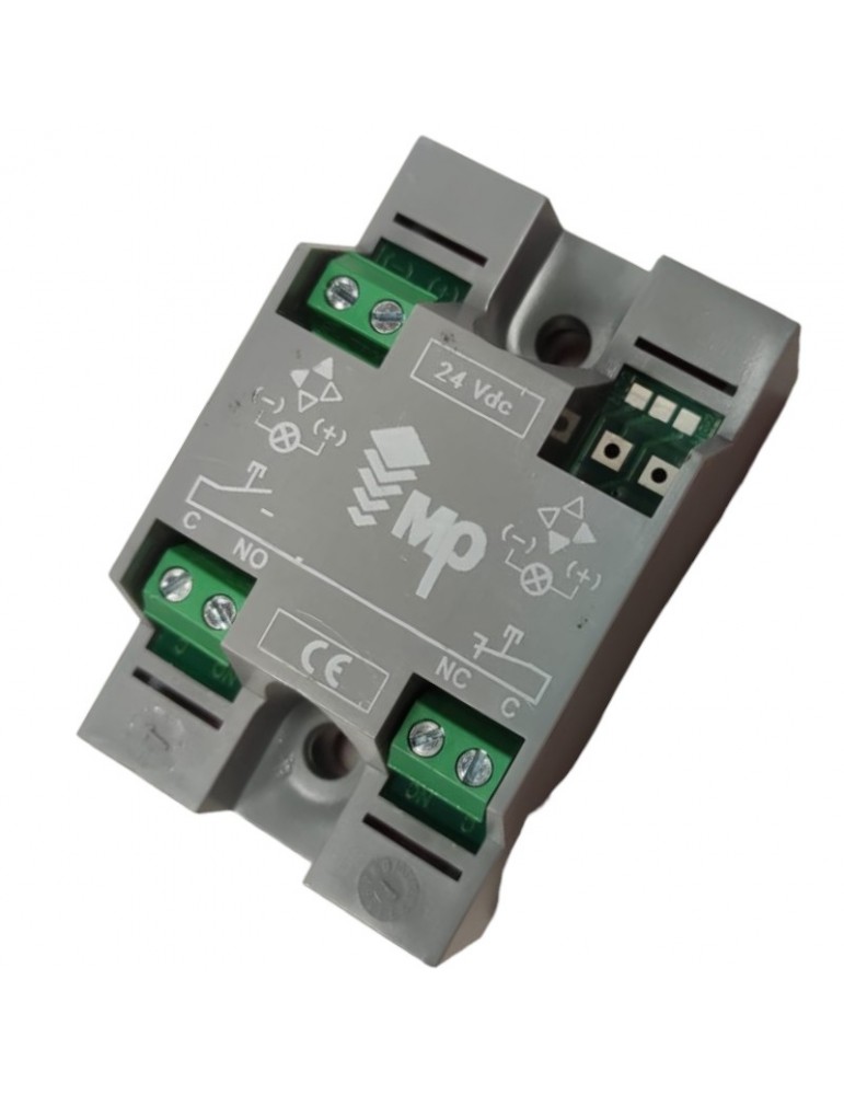 2172PVBCR124 PULSADOR COMPAC V REDONDO BRAILLE 1C CORONA 24V ROJO 1