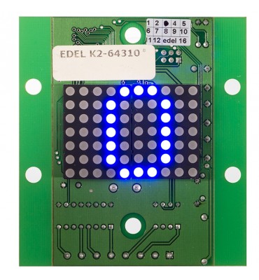 AFICHEUR EDEL ROTATIF BLEU 64310-A