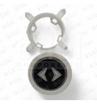 PILOTO EDEL REGLETA WHITE LUM. AZUL FLECHA DOBLE