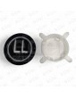 PULSADOR EDEL REGLETA BLACK LUM. BLANCO LL