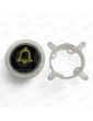 PULSADOR EDEL REGLETA WHITE SIN LUM. ALARMA