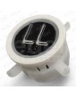 PULSADOR EDEL REGLETA WHITE LUM. ROJO LL