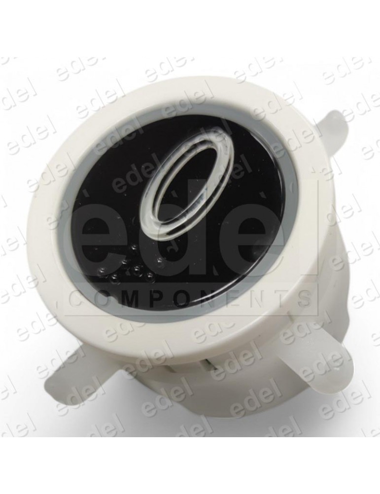PULSADOR EDEL REGLETA WHITE LUM. ROJO 0