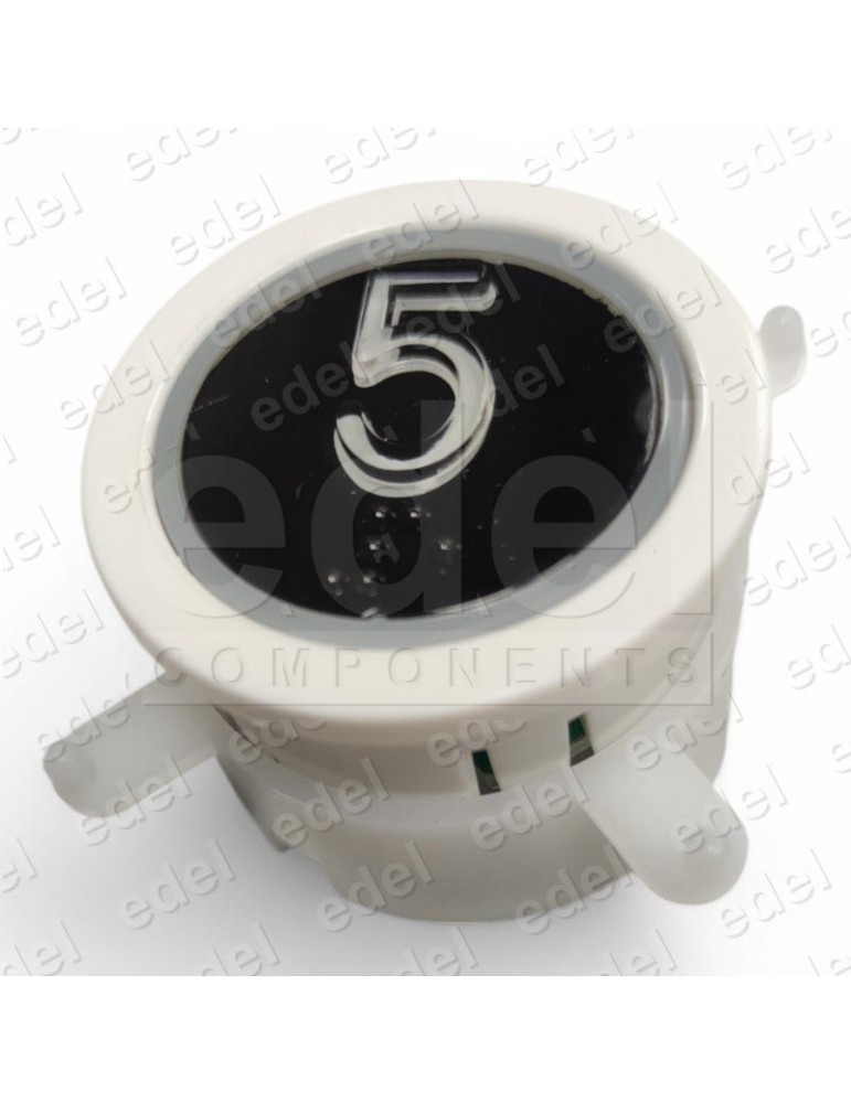 PULS. EDEL REGLETA WHITE LUM. ROJO 5