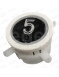 PULSADOR EDEL REGLETA WHITE LUM. AZUL 5