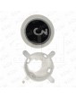 PULSADOR EDEL REGLETA WHITE LUMINOSO BLANCO 3