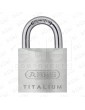 CANDADO SEG 15MM ARCO CORTO ALU TITALIUM ABUS