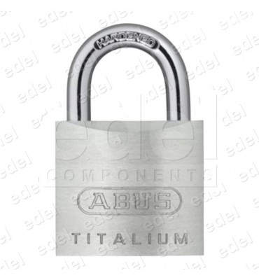 CANDADO SEG 15MM ARCO CORTO ALU TITALIUM ABUS