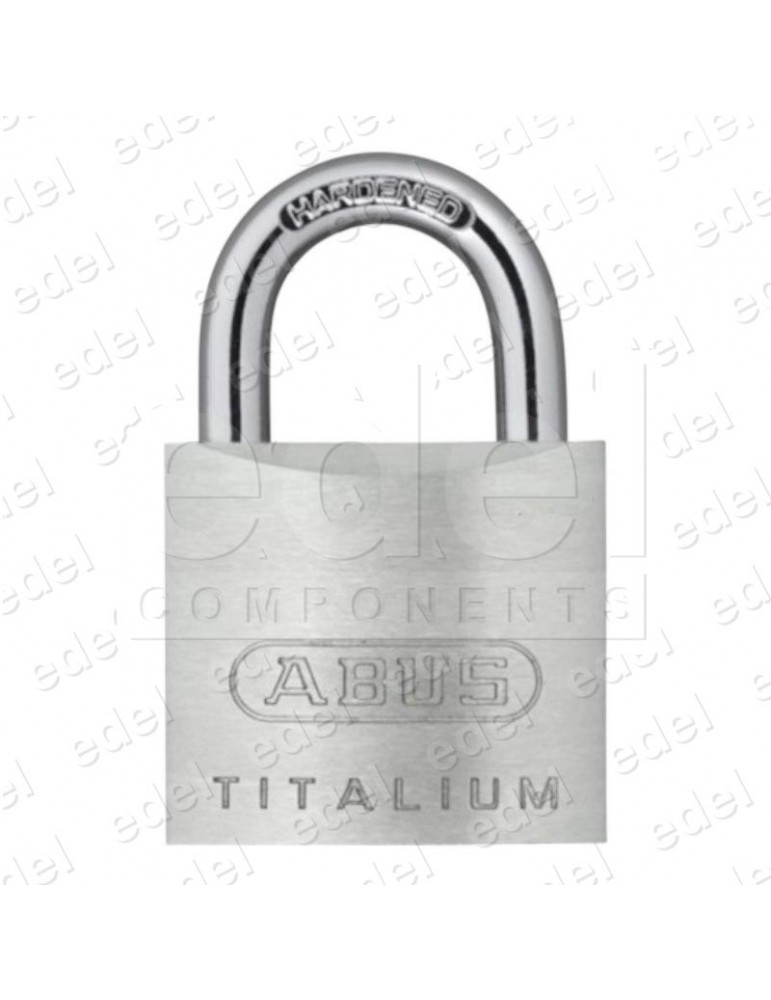 CANDADO SEG 15MM ARCO CORTO ALU TITALIUM ABUS