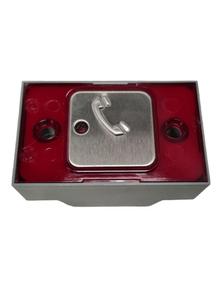 PULS. MP COMPAC T BRA. CON PILOTO 24V ROJO TLF